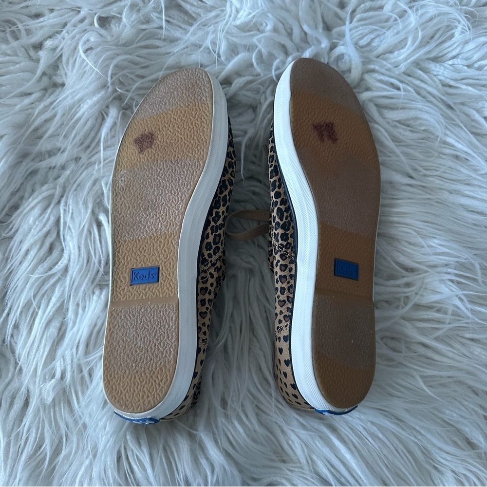 Keds‎ animal leopard print/pink sneaker flats ladies size 9.5 - Picture 2 of 9